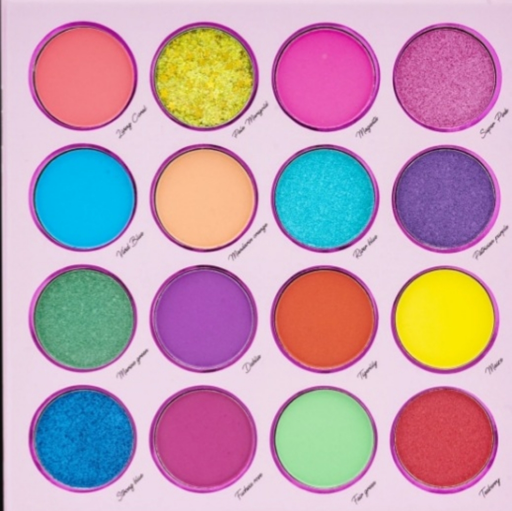 Romantic beauty rose garden 16 shade eyeshadow palette